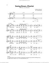 Cover icon of Swing Down, Chariot sheet music for choir (SATB: soprano, alto, tenor, bass) by Ken Burton, intermediate skill level