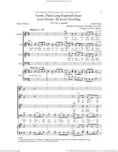 Cover icon of Come, Thou Long-Expected Jesus sheet music for choir (SATB: soprano, alto, tenor, bass) by Paul I. Martin, intermediate skill level