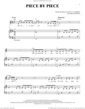 Cover icon of Piece By Piece sheet music for voice and piano by Kelly Clarkson and Greg Kurstin, intermediate skill level