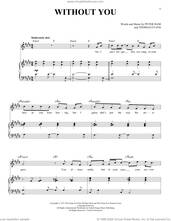 Cover icon of Without You sheet music for voice and piano by Air Supply, Mariah Carey, Nilsson, Pete Ham and Thomas Evans, intermediate skill level