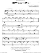 Cover icon of I Have Nothing sheet music for voice and piano by Whitney Houston, David Foster and Linda Thompson-Jenner, intermediate skill level