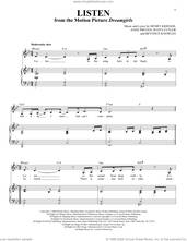 Cover icon of Listen (from Dreamgirls) sheet music for voice and piano by Beyonce, Anne Preven, Henry Krieger and Scott Cutler, intermediate skill level