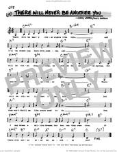 Cover icon of There Will Never Be Another You (Low Voice) sheet music for voice and other instruments (real book with lyrics) by Harry Warren and Mack Gordon, intermediate skill level