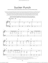 Cover icon of Sucker Punch sheet music for piano solo by Sigrid, Emily Schwartz, Martin Braekhus-sjolie and Sigrid Solbakk Raabe, beginner skill level