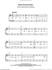 Cover icon of Mean Woman Blues sheet music for piano solo by Elvis Presley and Claude DeMetruis, easy skill level