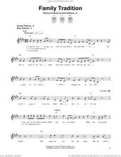 Cover icon of Family Tradition sheet music for guitar solo (chords) by Hank Williams, Jr., easy guitar (chords)
