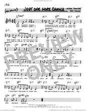 Cover icon of Just One More Chance (Low Voice) sheet music for voice and other instruments (real book with lyrics) by Bing Crosby, Arthur Johnston and Sam Coslow, intermediate skill level