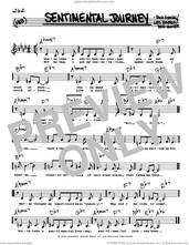 Cover icon of Sentimental Journey (Low Voice) sheet music for voice and other instruments (real book with lyrics) by Bud Green, Ben Homer and Les Brown, intermediate skill level