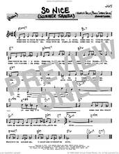 Cover icon of So Nice (Summer Samba) (Low Voice) sheet music for voice and other instruments (real book with lyrics) by Norman Gimbel, Walter Wanderley, Marcos Valle and Paulo Sergio Valle, intermediate skill level