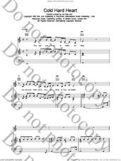 Cover icon of Cold Hard Heart sheet music for voice, piano or guitar by Bon Jovi, intermediate skill level