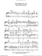 Cover icon of Not Where It's At sheet music for voice, piano or guitar by Del Amitri and Justin Currie, intermediate skill level
