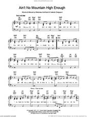 Cover icon of Ain't No Mountain High Enough sheet music for piano solo by ASHFORD, Diana Ross and Miscellaneous, easy skill level