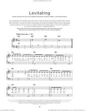 Cover icon of Levitating, (beginner) sheet music for piano solo by Dua Lipa, Clarence Coffee Jr., Sarah Hudson and Stephen Kozmeniuk, beginner skill level