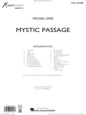 Cover icon of Mystic Passage (COMPLETE) sheet music for concert band by Michael Oare, intermediate skill level