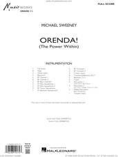 Cover icon of Orenda! (The Power Within) (COMPLETE) sheet music for concert band by Michael Sweeney, intermediate skill level