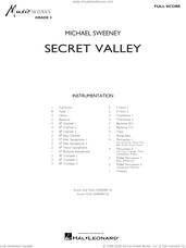 Cover icon of Secret Valley (COMPLETE) sheet music for concert band by Michael Sweeney, intermediate skill level