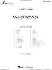 Cover icon of Wind Power (COMPLETE) sheet music for concert band by Robert Buckley, intermediate skill level