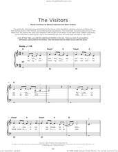 Cover icon of The Visitors sheet music for piano solo by ABBA, Benny Andersson and Bjorn Ulvaeus, beginner skill level
