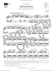 Cover icon of SpillevArket (Grade 6, list A3, from the ABRSM Piano Syllabus 2025 and 2026) sheet music for piano solo by Carl Nielsen, classical score, intermediate skill level