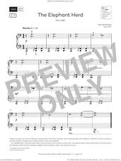 Cover icon of The Elephant Herd (Grade Initial, list C1, from the ABRSM Piano Syllabus 2025 and 2026) sheet music for piano solo by June Armstrong, classical score, intermediate skill level