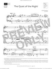 Cover icon of The Quiet of the Night (Grade 3, list C3, from the ABRSM Piano Syllabus 2025 and 2026) sheet music for piano solo by Shruthi Rajasekar, classical score, intermediate skill level