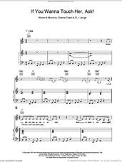 Cover icon of If You Wanna Touch Her, Ask! sheet music for voice, piano or guitar by Shania Twain and Robert John Lange, intermediate skill level