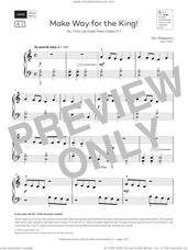 Cover icon of Make Way for the King! (Grade Initial, list A2, from the ABRSM Piano Syllabus 2025 and 2026) sheet music for piano solo by Pam Wedgwood, classical score, intermediate skill level