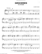 Cover icon of Groceries (from The Sims) sheet music for piano solo by Marc Russo, intermediate skill level