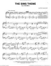 Cover icon of The Sims Theme (from The Sims 3) sheet music for piano solo by Steve Jablonsky, intermediate skill level