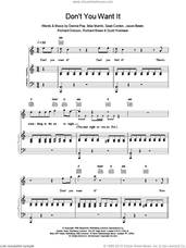 Cover icon of Don't You Want It sheet music for voice, piano or guitar by Ben Folds Five, Conlon,S, Denniz Pop and Martin,M, intermediate skill level