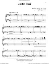 Cover icon of Golden Hour (arr. Phillip Keveren) sheet music for piano solo by Jvke, Phillip Keveren, Jake Lawson and Zachary Lawson, intermediate skill level