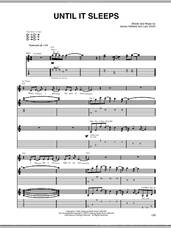 Cover icon of Until It Sleeps (Live S&M version) sheet music for guitar (tablature) by Metallica, James Hetfield and Lars Ulrich, intermediate skill level