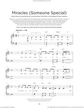Cover icon of Miracles (Someone Special) sheet music for piano solo by Coldplay, Chris Martin, Guy Berryman, Jon Buckland and Will Champion, beginner skill level