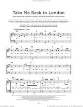 Cover icon of Take Me Back To London (feat. Stormzy) sheet music for piano solo by Ed Sheeran, Fred, Max Martin, Michael Omari and Shellback, beginner skill level