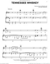 Cover icon of Tennessee Whiskey sheet music for voice, piano or guitar by Chris Stapleton, George Jones, Dean Dillon and Linda Hargrove, intermediate skill level