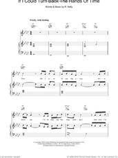 Cover icon of If I Could Turn Back The Hands Of Time sheet music for voice, piano or guitar by Robert Kelly, intermediate skill level