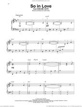 Cover icon of So In Love (from Kiss Me, Kate) sheet music for harp solo by Cole Porter and Rob Schneiderman, intermediate skill level