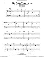Cover icon of My Own True Love sheet music for harp solo by Mack David and Max Steiner, intermediate skill level