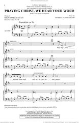 Cover icon of Praying Christ, We Hear Your Word sheet music for choir (SATB: soprano, alto, tenor, bass) by Russell Floyd and Milburn Price, intermediate skill level