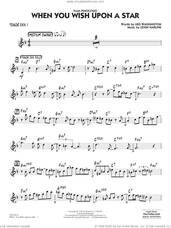 Cover icon of When You Wish Upon A Star (Key: C) (arr. Chuck Israels) sheet music for jazz band (tenor sax 1) by Cliff Edwards, Chuck Israels, Leigh Harline and Ned Washington, intermediate skill level