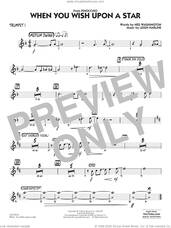 Cover icon of When You Wish Upon A Star (Key: C) (arr. Chuck Israels) sheet music for jazz band (trumpet 1) by Cliff Edwards, Chuck Israels, Leigh Harline and Ned Washington, intermediate skill level