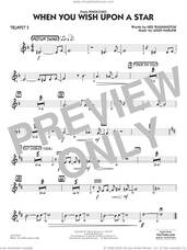 Cover icon of When You Wish Upon A Star (Key: C) (arr. Chuck Israels) sheet music for jazz band (trumpet 3) by Cliff Edwards, Chuck Israels, Leigh Harline and Ned Washington, intermediate skill level