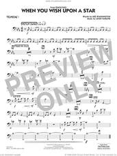 Cover icon of When You Wish Upon A Star (Key: C) (arr. Chuck Israels) sheet music for jazz band (trombone 1) by Cliff Edwards, Chuck Israels, Leigh Harline and Ned Washington, intermediate skill level