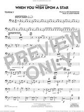 Cover icon of When You Wish Upon A Star (Key: C) (arr. Chuck Israels) sheet music for jazz band (trombone 3) by Cliff Edwards, Chuck Israels, Leigh Harline and Ned Washington, intermediate skill level