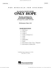 Cover icon of Only Hope (from A Walk to Remember) (arr. Larry Moore) (COMPLETE) sheet music for orchestra by Larry Moore, Jonathan Foreman and Mandy Moore, intermediate skill level