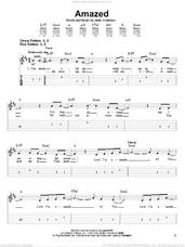 Cover icon of Amazed sheet music for guitar solo (easy tablature) by Phillips, Craig & Dean and Jared Anderson, easy guitar (easy tablature)
