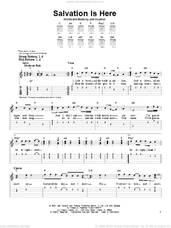 Cover icon of Salvation Is Here sheet music for guitar solo (easy tablature) by Lincoln Brewster and Joel Houston, easy guitar (easy tablature)