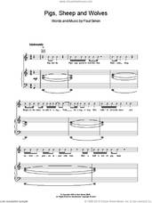 Cover icon of Pigs, Sheep And Wolves sheet music for voice, piano or guitar by Paul Simon, intermediate skill level