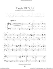 Cover icon of Fields Of Gold sheet music for piano solo by Sting, beginner skill level
