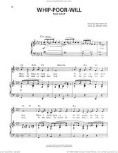 Cover icon of Whip-Poor-Will (from Sally) sheet music for voice, piano or guitar by Jerome Kern and Bud DeSylva, intermediate skill level